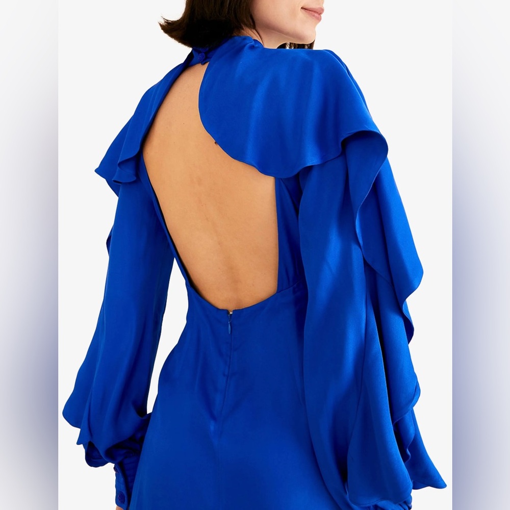 Farm Rio Backless Mini Dress Size M - Picture 3 of 11